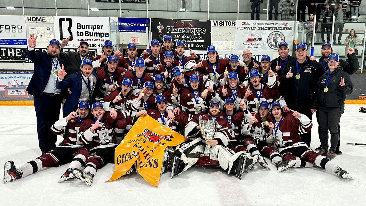 Kootenay International Junior Hockey League Teck Cup Champions Group Photo