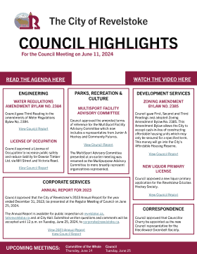 Council Highlights for 2024-06-11